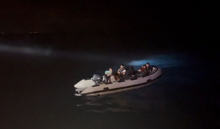 Didim'de 3'ü çocuk 7 düzensiz göçmen kurtarıldı