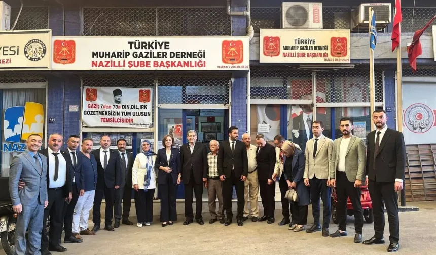 Nazilli’de MHP’den gazilere vefa ziyareti