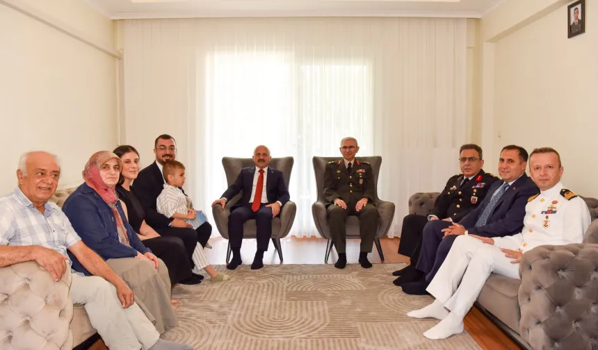 Vali Varol’dan gazilere ziyaret